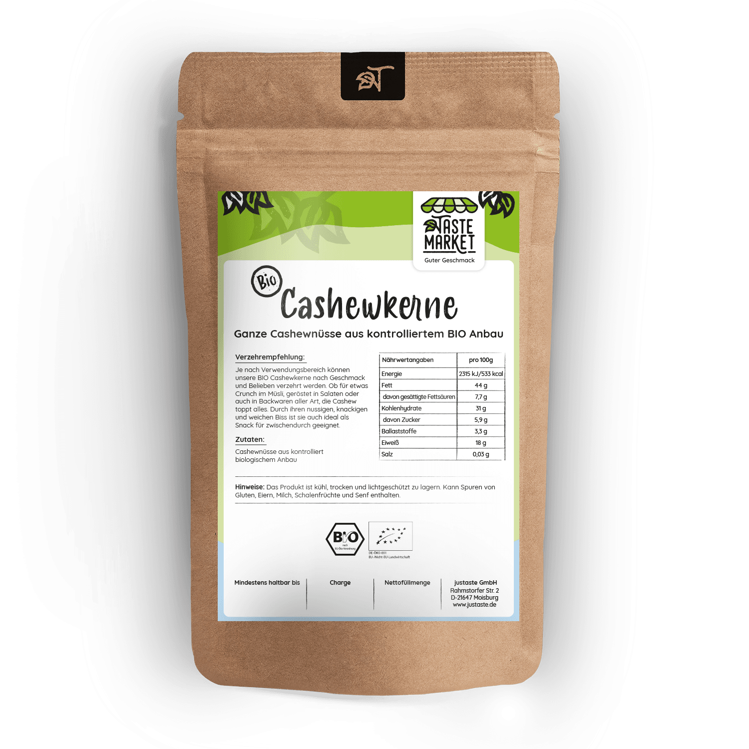 BIO Cashewkerne