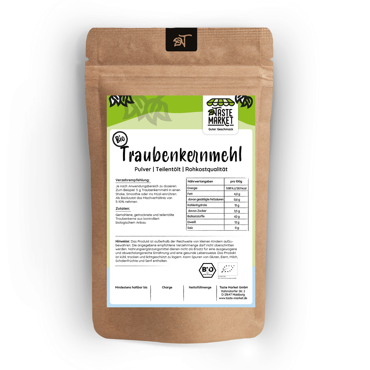 BIO Traubenkernmehl