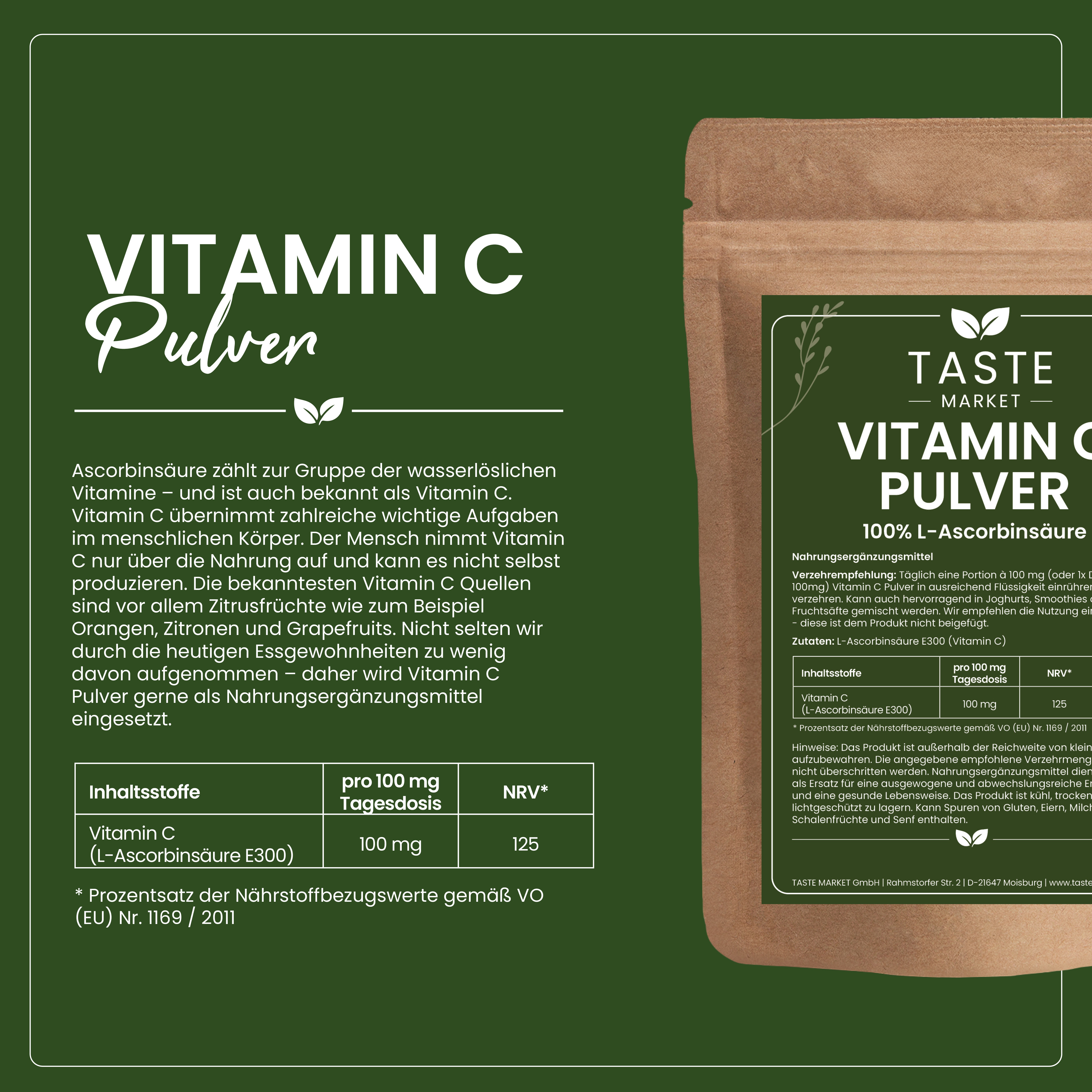Vitamin C Pulver