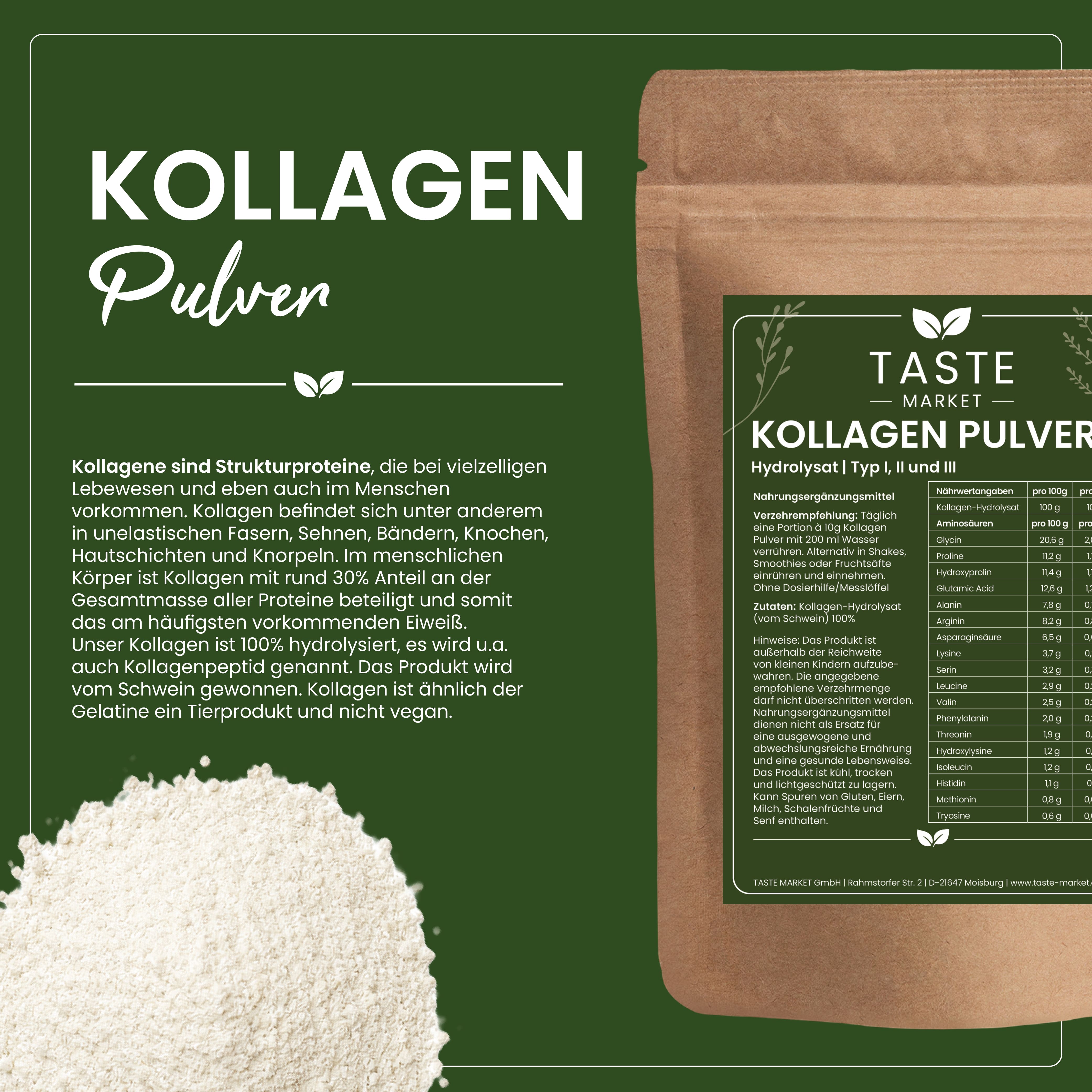 Kollagen Pulver