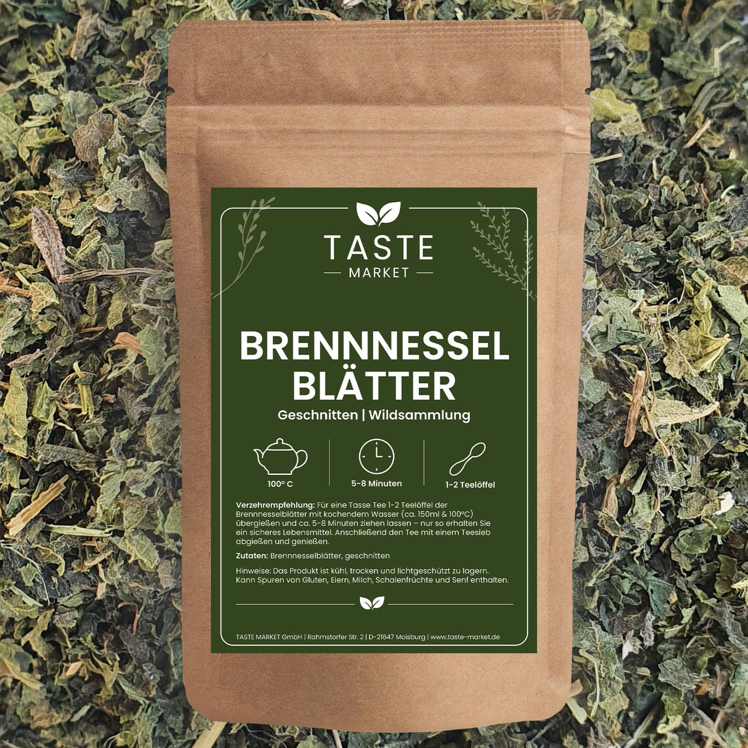 Brennnesselblätter