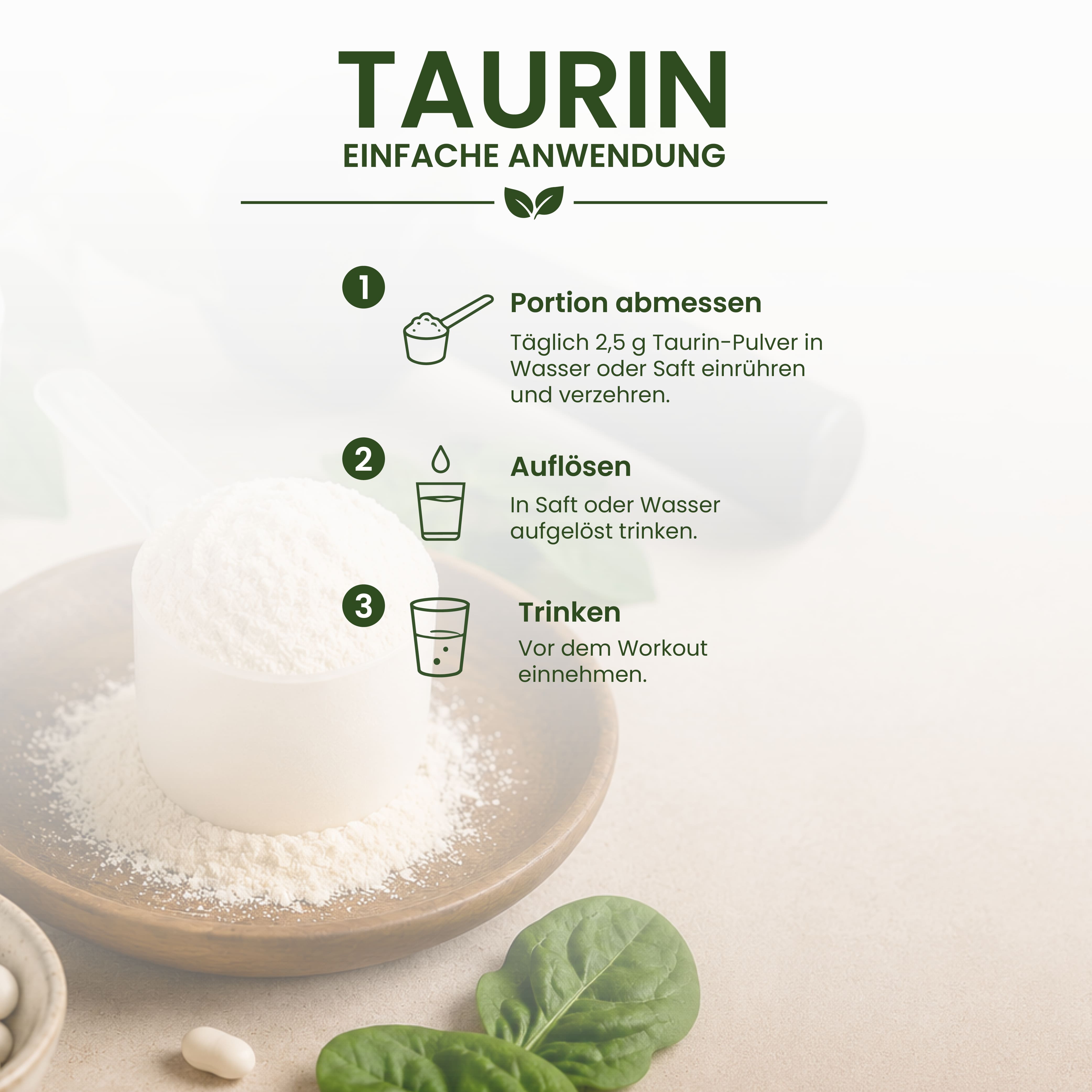 Taurin Pulver