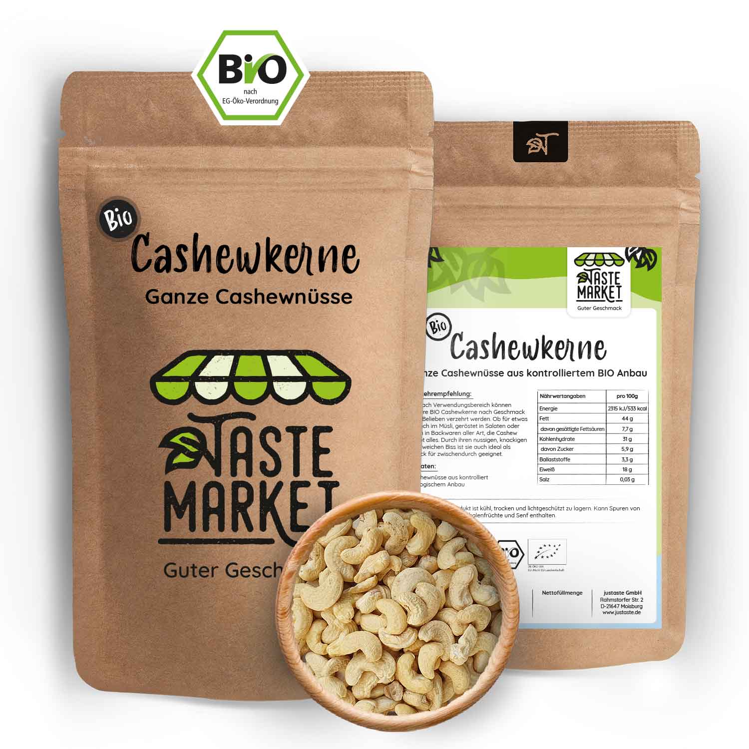 Cashewkerne Natur Bei Edel Nuss – Edel Nuss