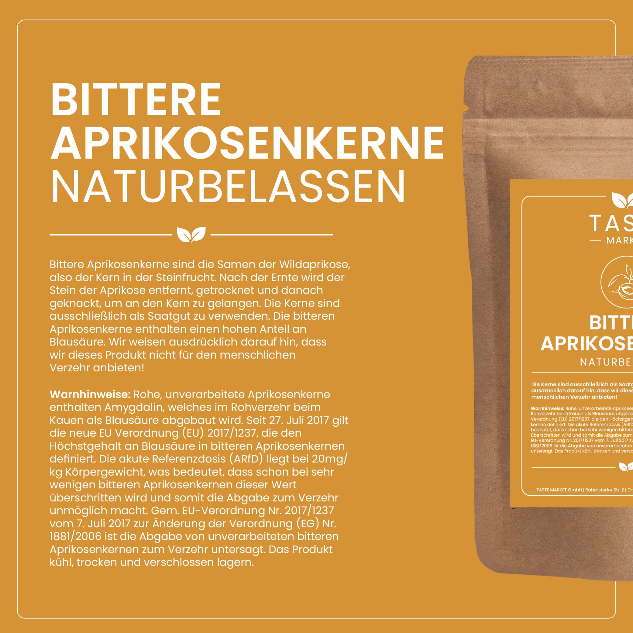 Bittere Aprikosenkerne